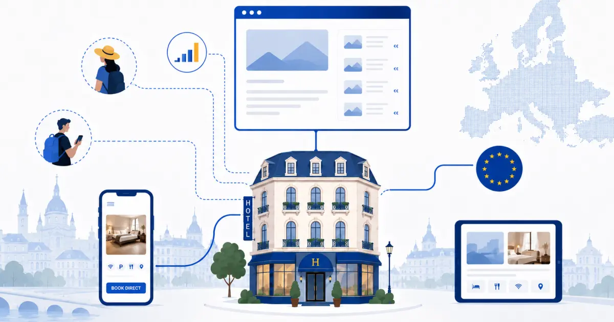 Booking Holdings and Expedia Group control 85% of Europe's OTA market, HOTREC study reveals